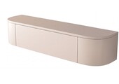Zwevende Gangkast Curved - Beige