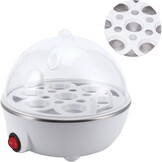 Elektrische Eierkoker Eggy Wit – 7 Eieren