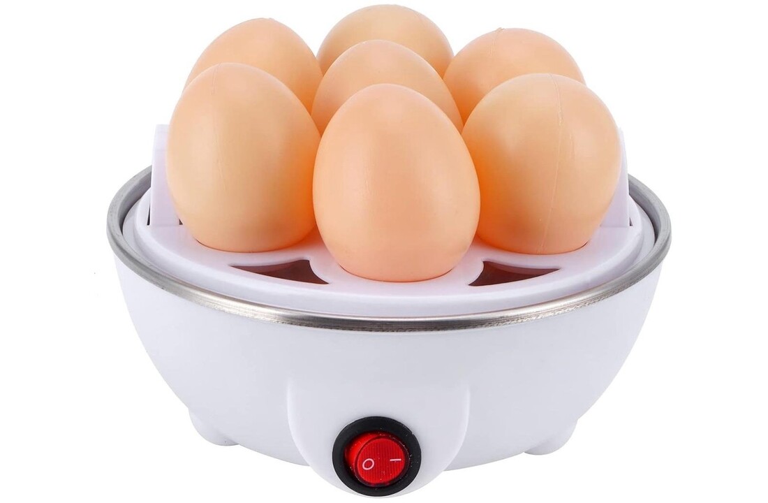 Elektrische Eierkoker Eggy Wit – 7 Eieren