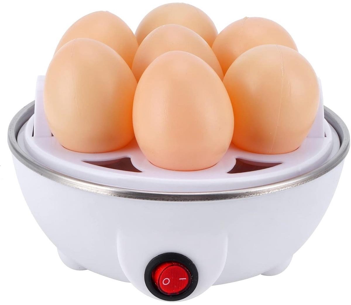 Elektrische Eierkoker Eggy Wit – 7 Eieren