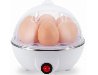 Elektrische Eierkoker Eggy Wit – 7 Eieren