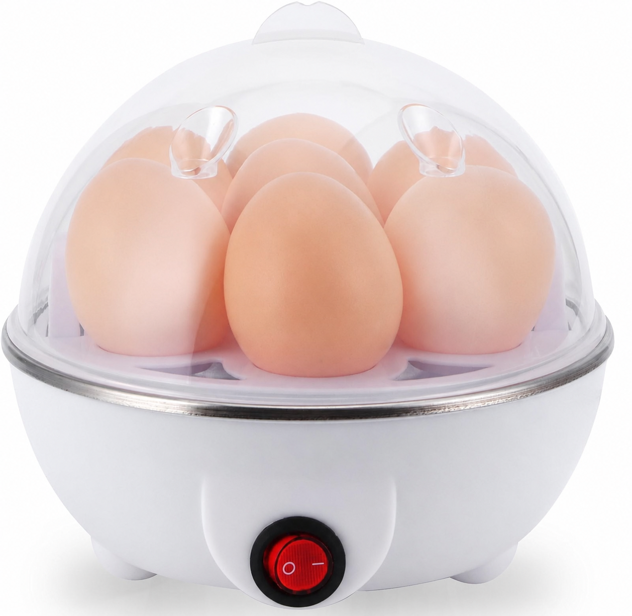 Elektrische Eierkoker Eggy Wit – 7 Eieren