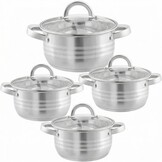 Bavary Pannenset 8 delig | 18/10 Stainless Steel