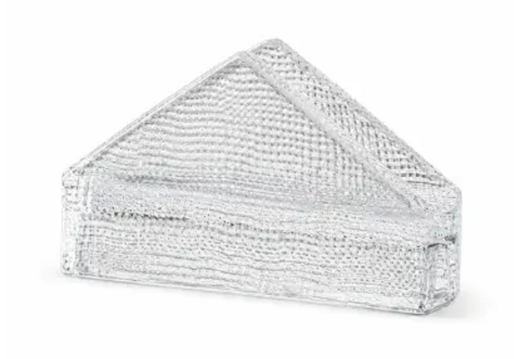 Crystal Glazen Servethouder – Transparant