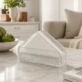 Crystal Glazen Servethouder – Transparant
