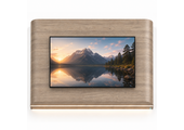 Japandi Cinewall Curved - Licht Beige Eiken | LED verlichting
