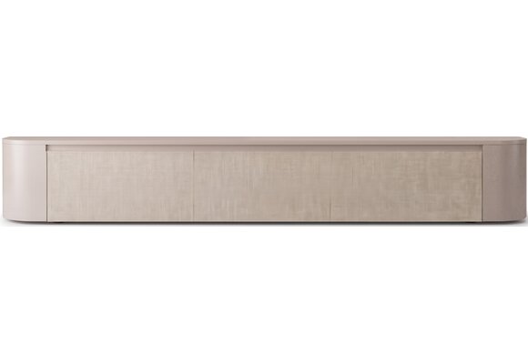 Japandi Tv Meubel Curved - Linnen
