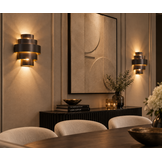 Wandlamp Gioco di Luce - Brons - L20 x D10,5 x H12,5 cm