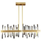 Hanglamp Altona  - Recht | goud - L100 x B20 cm