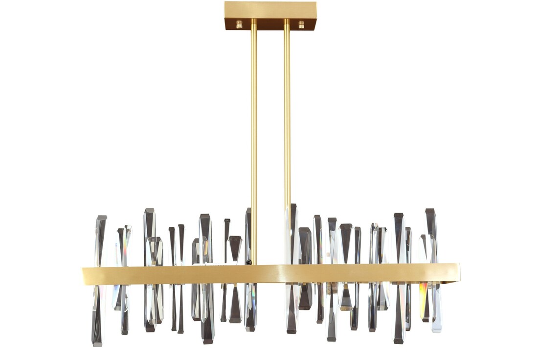 Hanglamp Altona  - Recht | goud - L100 x B20 cm