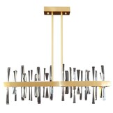 Hanglamp Altona  - Recht | goud - L100 x B20 cm