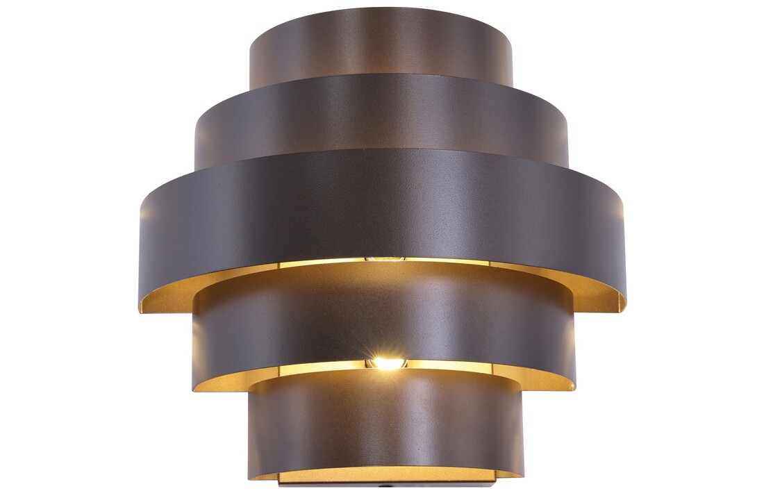 Wandlamp Gioco di Luce - Brons - L20 x D10,5 x H12,5 cm