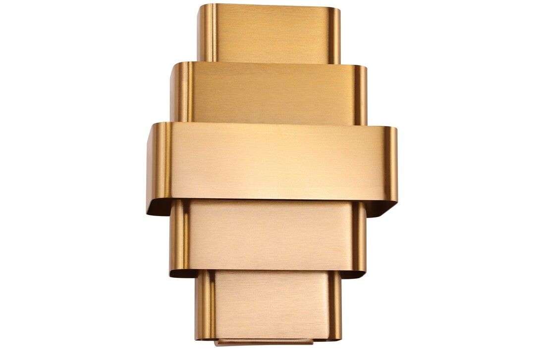 Wandlamp Lume Eterno - Brushed Gold - L20 x D12,5 x H27,5 cm