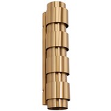 Wandlamp Pisa Grande - Brushed Gold - Ø12 x H55 cm