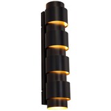 Wandlamp Pisa Grande - Zwart - Ø12 x H55 cm
