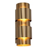 Wandlamp Pisa Mini - Brushed Gold - Ø12 x H30 cm