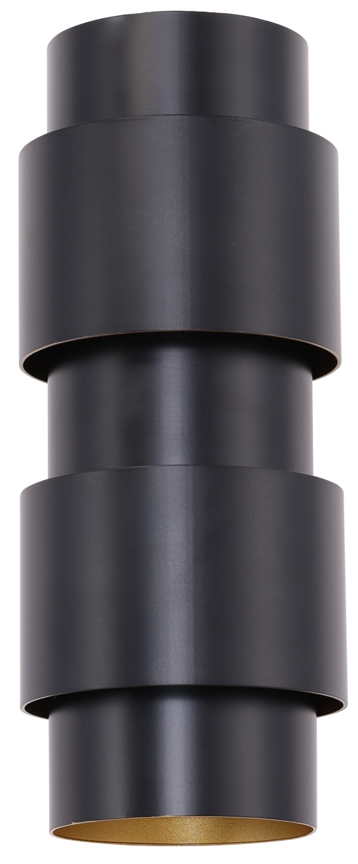 Wandlamp Pisa Mini - Zwart - Ø12 x H30 cm
