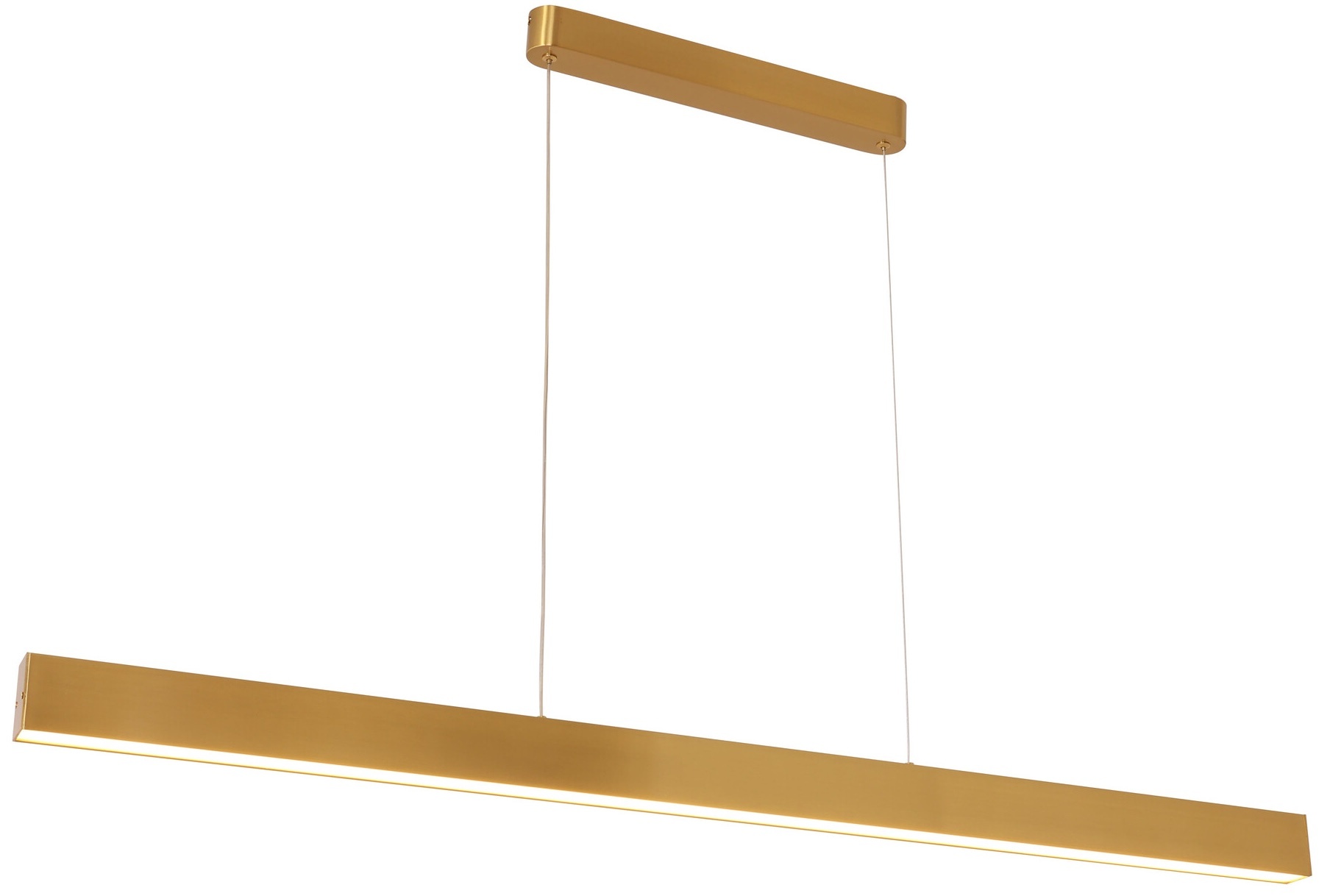Hanglamp Vicenza - Recht | Goud - L120 cm
