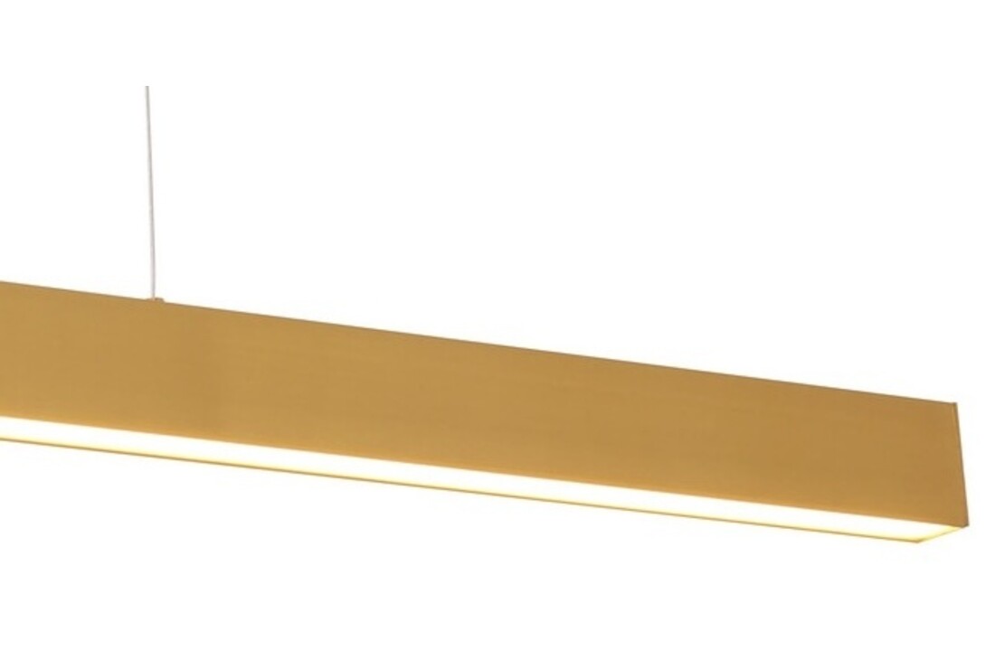 Hanglamp Vicenza - Recht | Goud - L120 cm