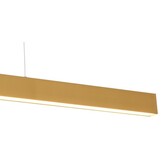 Hanglamp Vicenza - Recht | Goud - L120 cm