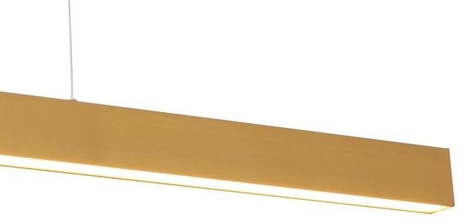 Hanglamp Vicenza - Recht | Goud - L120 cm