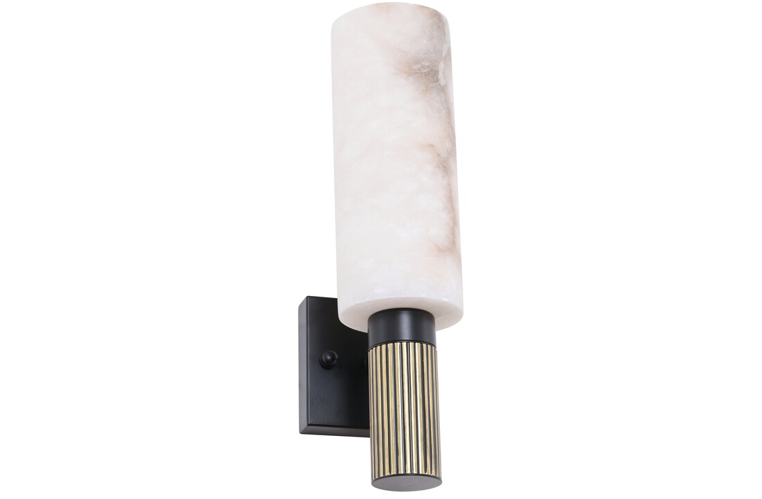 Wandlamp Toledo Albast natuursteen - H 37 cm