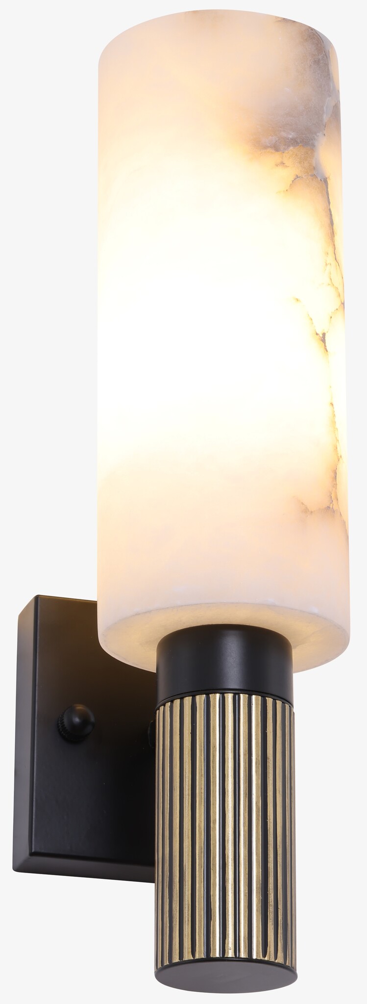 Wandlamp Toledo Albast natuursteen - H 37 cm