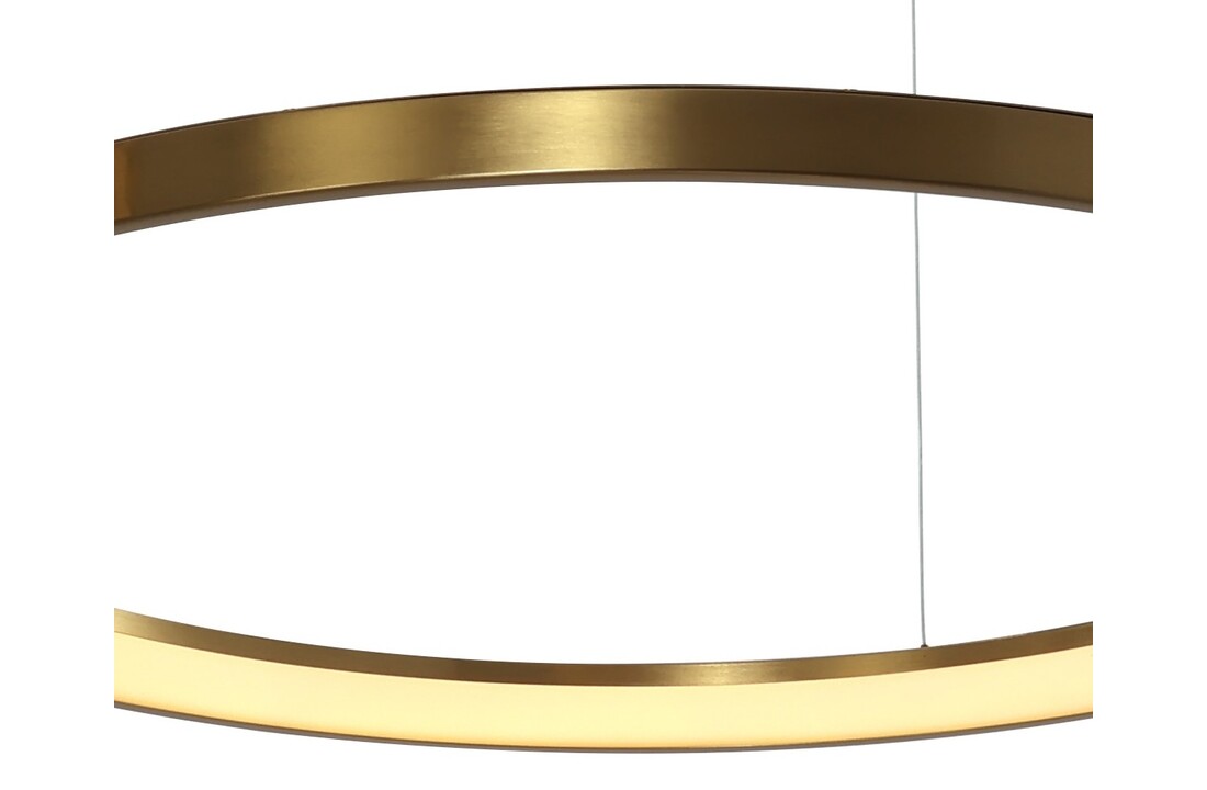 Design hanglamp Rings - Goud incl. Led