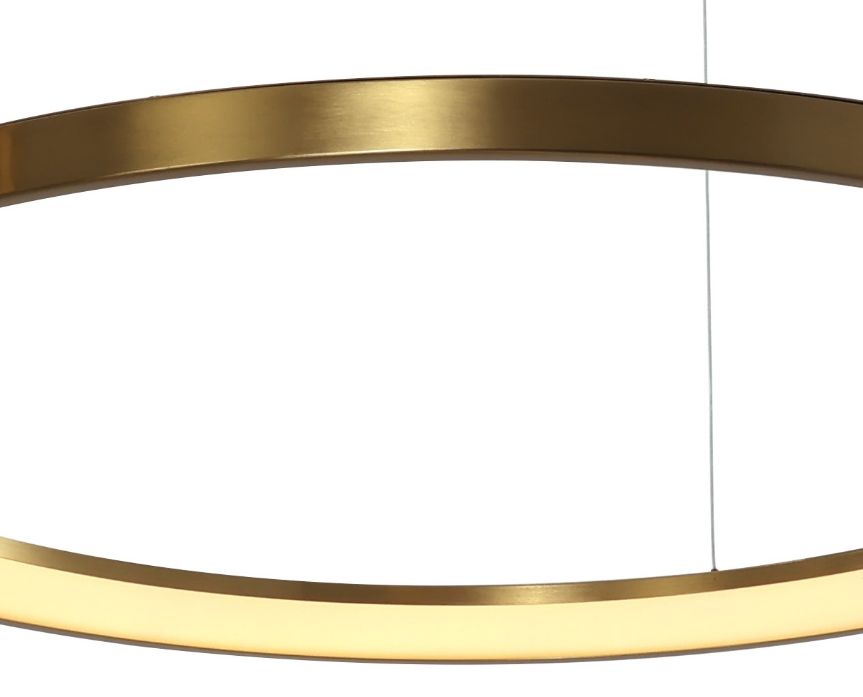 Design hanglamp Rings - Goud incl. Led