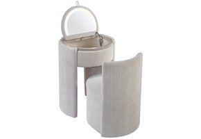 SOLÈNE Vanity - Make Up tafel  - White/Beige