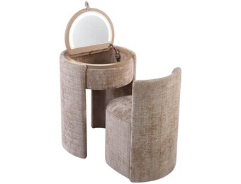 SOLÈNE Vanity - Make Up tafel  - Warm Beige