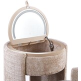 SOLÈNE Vanity - Make Up tafel - Incl. LED verlichting - Warm Beige