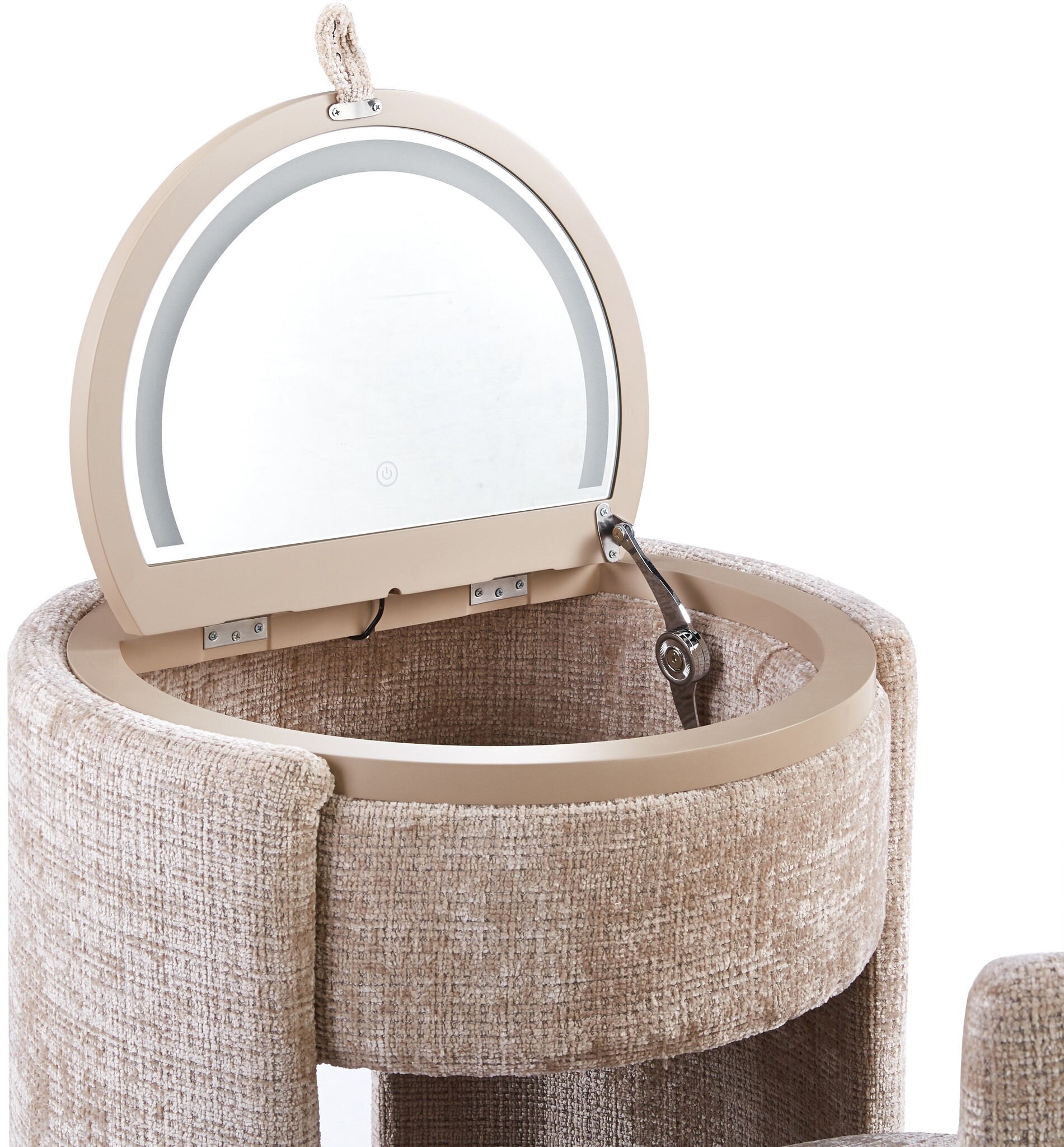 SOLÈNE Vanity - Make Up tafel - Incl. LED verlichting - Warm Beige