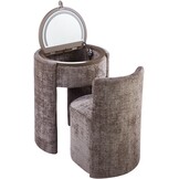 SOLÈNE Vanity - Make Up tafel - Incl. LED verlichting - Taupe Bruin