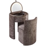 SOLÈNE Vanity - Make Up tafel - Incl. LED verlichting - Taupe Bruin