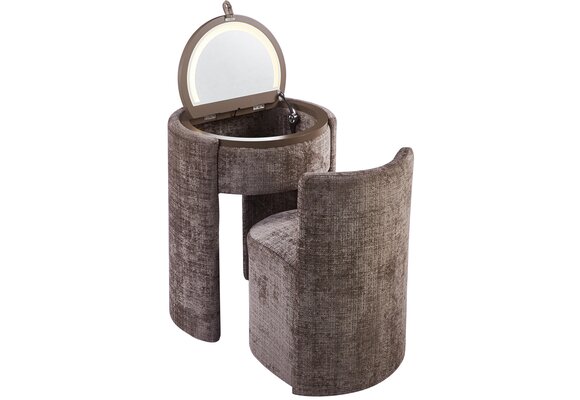 SOLÈNE Vanity - Make Up tafel  - Taupe Bruin