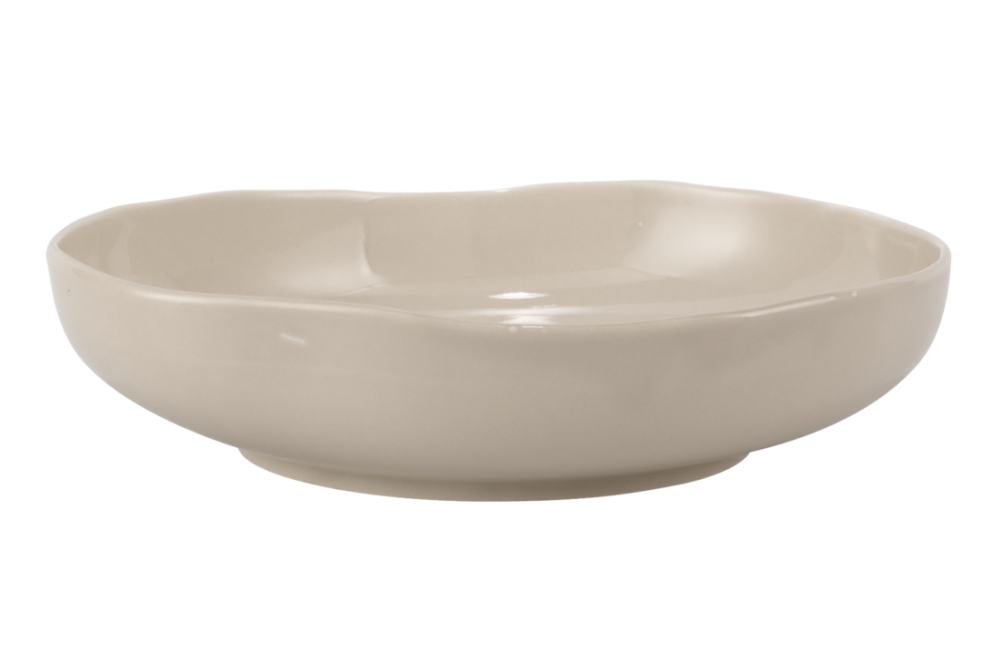 Bricard Barles Serviesset 25 delig - Porselein - Taupe - Organisch
