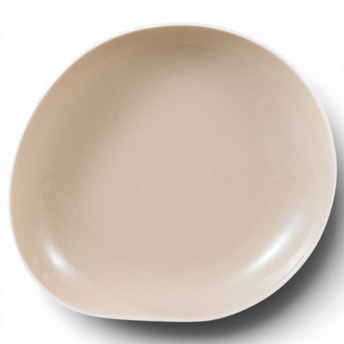 Bricard Barles Stone Serviesset 27 delig - Porselein - Wit/Taupe - Organisch
