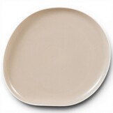 Bricard Barles Stone Serviesset 27 delig - Porselein - Wit/Taupe - Organisch