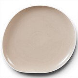 Bricard Barles Stone Serviesset 27 delig - Porselein - Wit/Taupe - Organisch