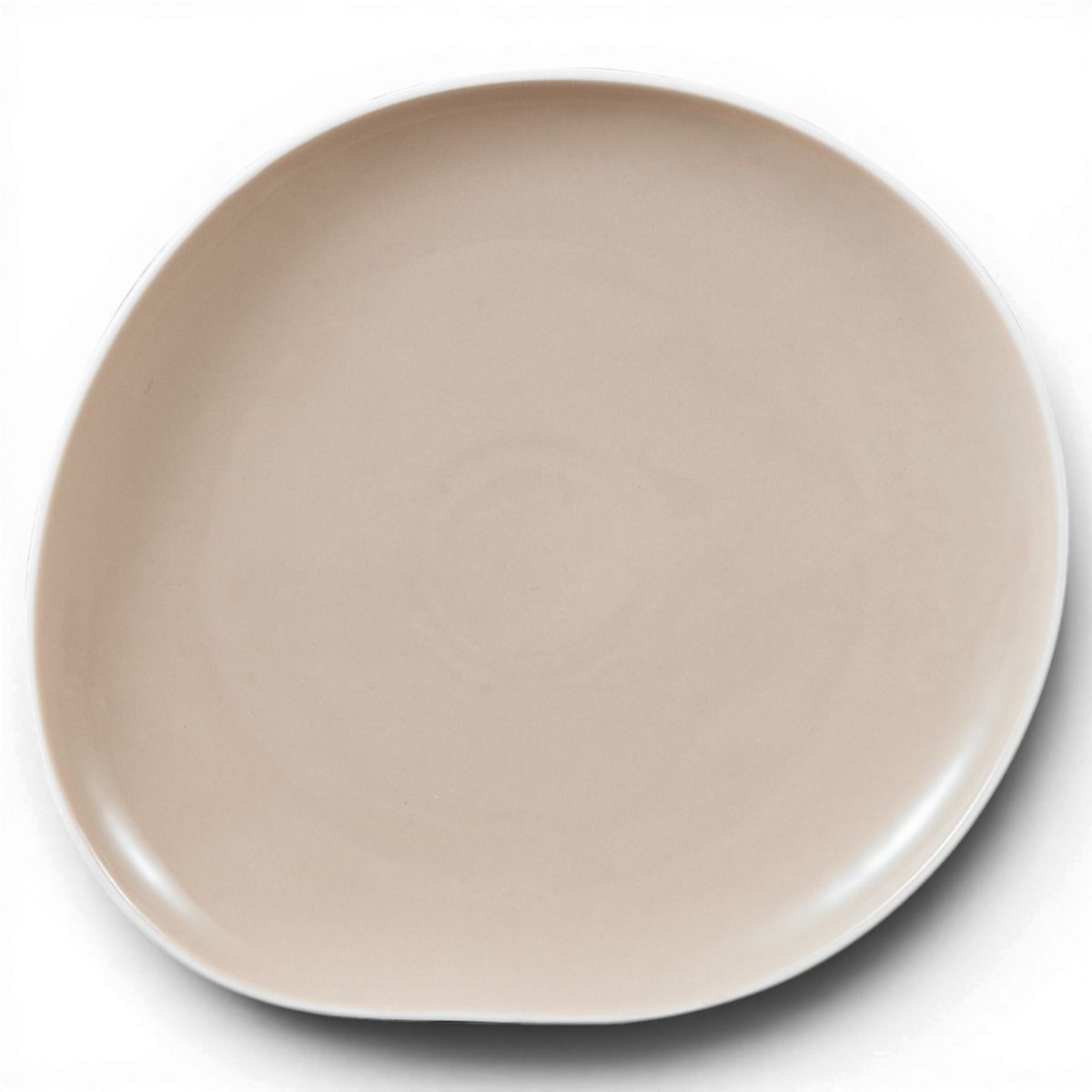 Bricard Barles Stone Serviesset 27 delig - Porselein - Wit/Taupe - Organisch