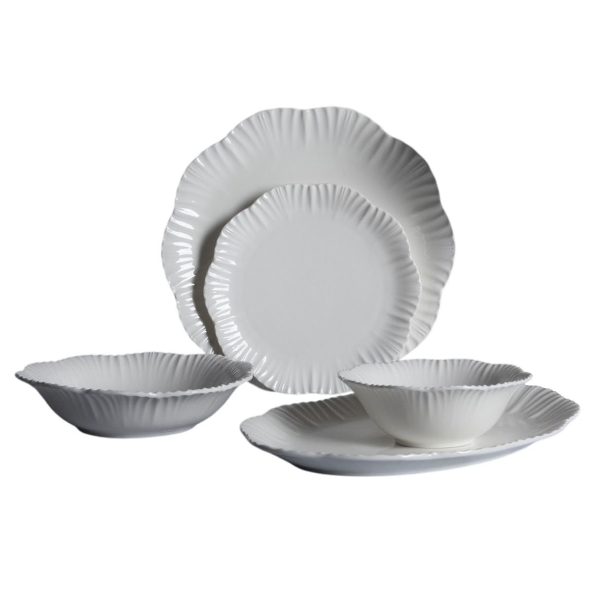 Bricard Bernis Serviesset 25-delig - Wit