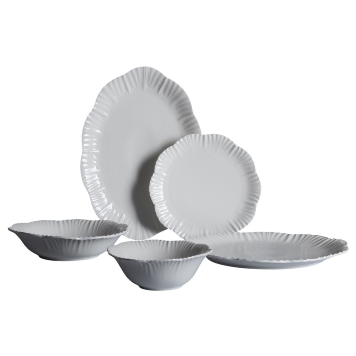 Bricard Bernis Serviesset 25-delig - Wit