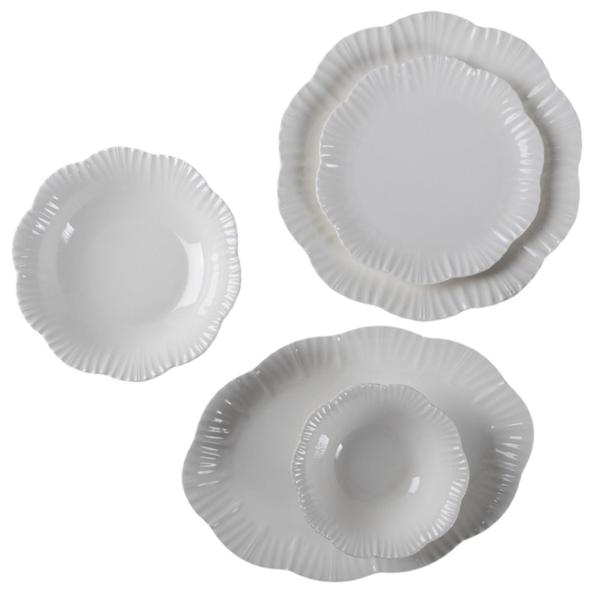 Bricard Bernis Serviesset 25-delig - Wit