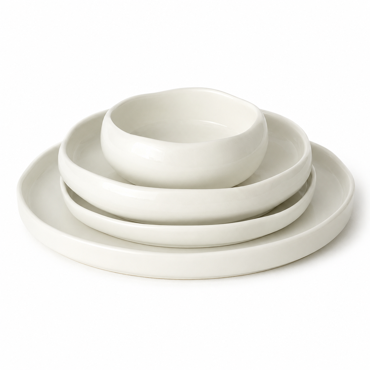 Diva Serviesset 24 delig - Porselein - Wit | 6 persoons