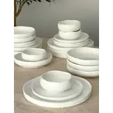Diva Serviesset 24 delig - Porselein - Wit | 6 persoons