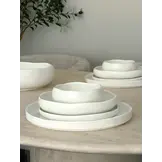 Diva Serviesset 24 delig - Porselein - Wit | 6 persoons