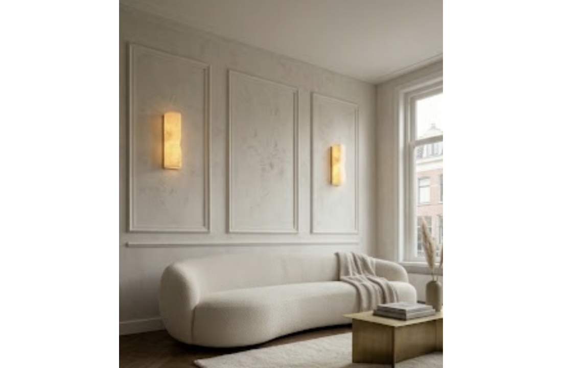 Wandlamp Marino Faux Alabast H45