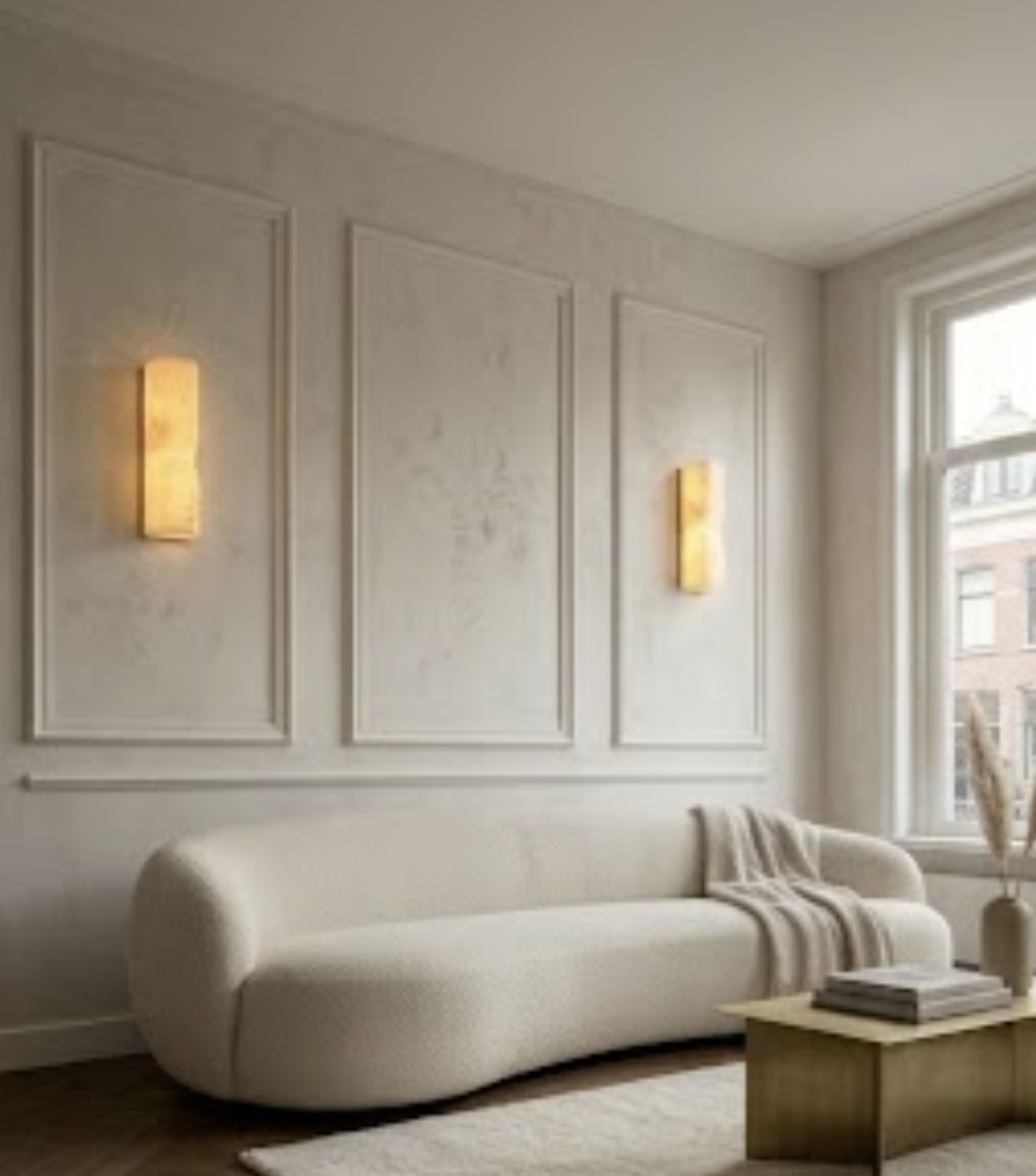 Wandlamp Marino Faux Alabast H45