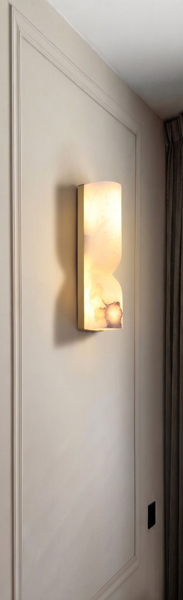 Wandlamp Marino Albast natuursteen H31